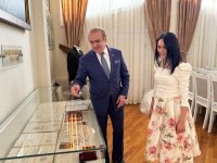 Известные деятели искусства посетили новую мемориальную комнату Рашида Бейбутова (ФОТО)