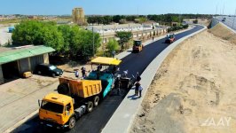 Продолжается строительство автодороги Пиршаги-Новханы-Хырдалан-М4 (ФОТО/ВИДЕО)