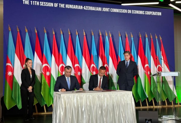 Состоялось XI заседание комиссии Азербайджан-Венгрия по экономическому сотрудничеству