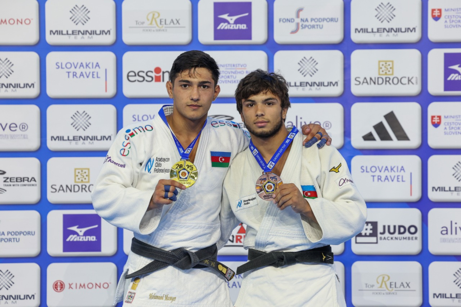 Сборная Азербайджана по дзюдо заняла первое место на чемпионате Европы (ФОТО)