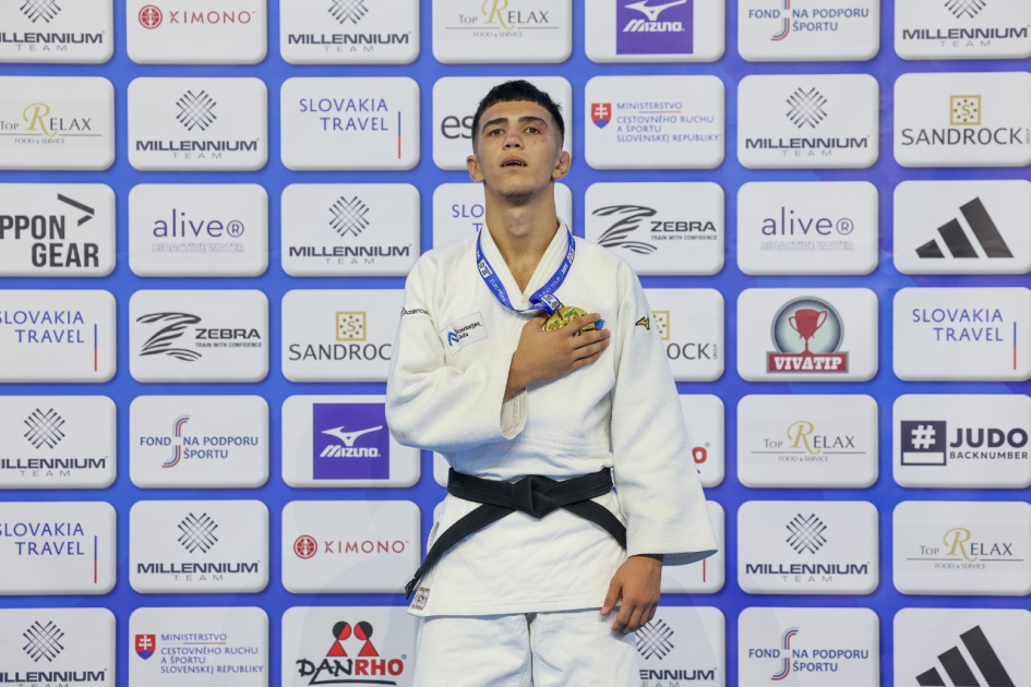 Сборная Азербайджана по дзюдо заняла первое место на чемпионате Европы (ФОТО)