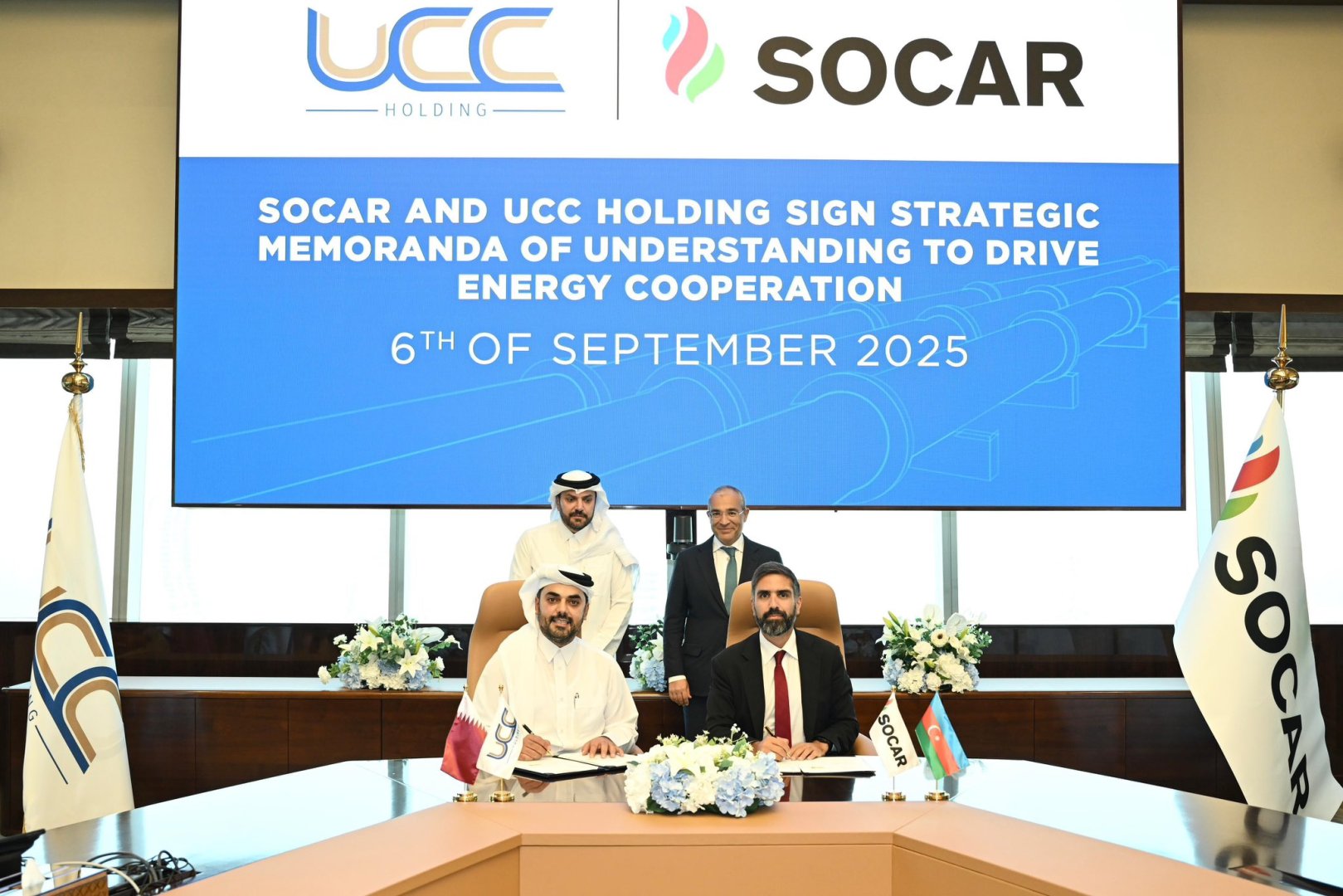 SOCAR и UCC Holding договорились о совместных проектах в Сирии и на международных энергорынках