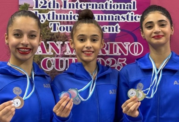 Азербайджанские гимнастки успешно выступили в Сан-Марино (ФОТО)