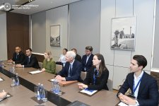 Джейхун Байрамов встретился с представителями миссии США по Среднему коридору (ФОТО)