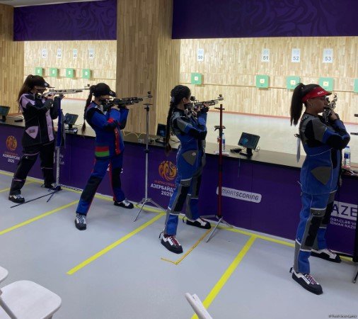 В Гяндже проходит турнир по стрельбе в качестве подготовки к III Играм стран СНГ (ФОТО)