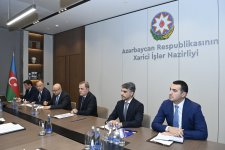 Глава МИД Азербайджана встретился с новым руководителем представительства ЕС (ФОТО)