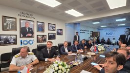 В Баку проходит церемония приема 237-го поезда, следующего по Транскаспийскому международному транспортному маршруту (ФOTO)