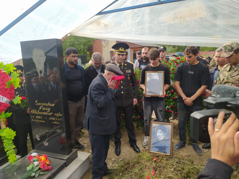 Останки шехида первой Карабахской войны Векила Гаибова захоронены в Габалинском районе