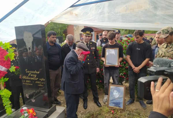 Останки шехида первой Карабахской войны Векила Гаибова захоронены в Габалинском районе