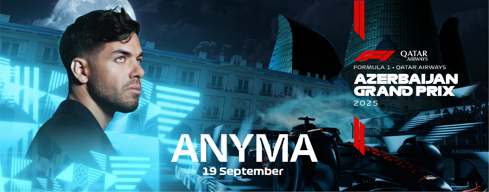 Гран-при Азербайджана "Формулы-1" 2025: великолепные шоу Anyma, Martin Garrix и Glass Animals