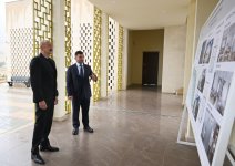 Президент Ильхам Алиев принял участие в открытии мечети, построенной в поселке Гадрут (ФОТО)