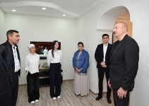 Президент Ильхам Алиев посетил поселок Гадрут Ходжавендского района (ФОТО)