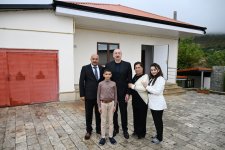 Президент Ильхам Алиев посетил село Сос Ходжавендского района (ФОТО)
