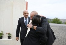 Президент Ильхам Алиев посетил село Сос Ходжавендского района (ФОТО)