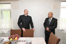 Президент Ильхам Алиев посетил село Сос Ходжавендского района (ФОТО)