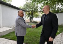 Президент Ильхам Алиев посетил село Шушакенд Ходжалинского района (ФОТО)