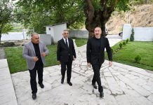 Президент Ильхам Алиев посетил село Шушакенд Ходжалинского района (ФОТО)
