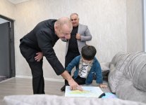 Президент Ильхам Алиев посетил село Шушакенд Ходжалинского района (ФОТО)
