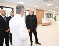 Президент Ильхам Алиев принял участие в открытии здания Клиники Карабахского университета, учебного корпуса факультета медицинских наук и наук о здоровье (ФОТО)