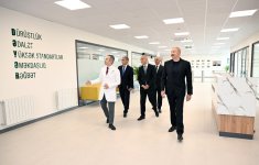 Президент Ильхам Алиев принял участие в открытии здания Клиники Карабахского университета, учебного корпуса факультета медицинских наук и наук о здоровье (ФОТО)