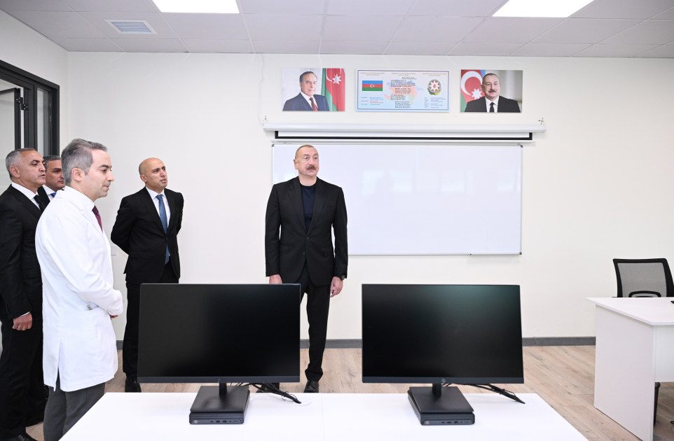 Президент Ильхам Алиев принял участие в открытии здания Клиники Карабахского университета, учебного корпуса факультета медицинских наук и наук о здоровье (ФОТО)