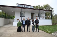 Президент Ильхам Алиев посетил село Дашбулаг Ходжалинского района (ФОТО)
