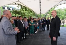Президент Ильхам Алиев встретился с жителями сел Бадара, Дашбулаг, Сейидбейли и Шушакенд Ходжалинского района (ФОТО)