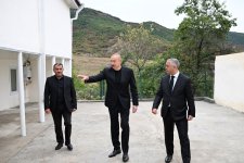 Президент Ильхам Алиев посетил село Сеидбейли Ходжалинского района (ФОТО)