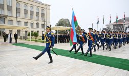 В Шуше состоялась церемония официальной встречи Президента Объединенных Арабских Эмиратов (ФОТО)