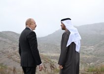 Президенты Азербайджана и Объединенных Арабских Эмиратов сфотографировались на фоне села Дашалты Шушинского района (ФОТО)