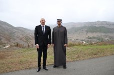 Президенты Азербайджана и Объединенных Арабских Эмиратов сфотографировались на фоне села Дашалты Шушинского района (ФОТО)