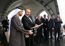 Президент Ильхам Алиев и Президент Шейх Мухаммед бен Заид Аль Нахайян посмотрели шоу карабахских скакунов на Джыдыр дюзю (ФОТО)