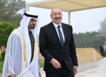 Президенты Азербайджана и Объединенных Арабских Эмиратов осмотрели в Шуше расстрелянные памятники известным личностям Азербайджана (ФОТО)