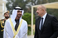 Президенты Азербайджана и Объединенных Арабских Эмиратов осмотрели в Шуше расстрелянные памятники известным личностям Азербайджана (ФОТО)