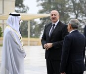 Президенты Азербайджана и Объединенных Арабских Эмиратов осмотрели в Шуше расстрелянные памятники известным личностям Азербайджана (ФОТО)