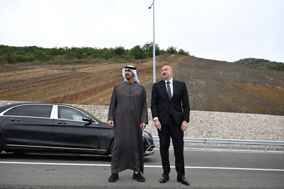 Президенты Азербайджана и Объединенных Арабских Эмиратов сфотографировались на фоне села Дашалты Шушинского района (ФОТО)