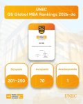MBA UNEC в ряду лучших в мире: QSMBA в Rankings!