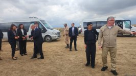 Марта Кос понаблюдала за процессом разминирования в Агдаме (ФОТО/ВИДЕО)