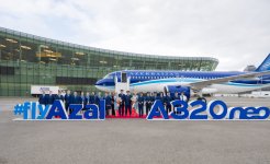 AZAL пополнил флот новым самолетом Airbus A320neo (ФОТО)