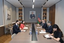 Джейхун Байрамов встретился с новым послом Франции (ФОТО)