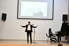 В университетах Азербайджана организованы лекции-концерты "Жемчужины искусства" (ФОТО)