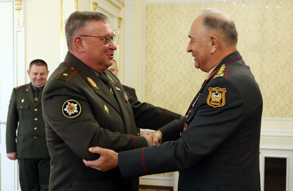 Начальник Генштаба Азербайджанской Армии встретился со своим белорусским коллегой (ФОТО)