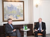 Президент Ильхам Алиев встретился в Нью-Йорке с председателем и генеральным исполнительным директором компании Neuberger Berman (ФОТО)