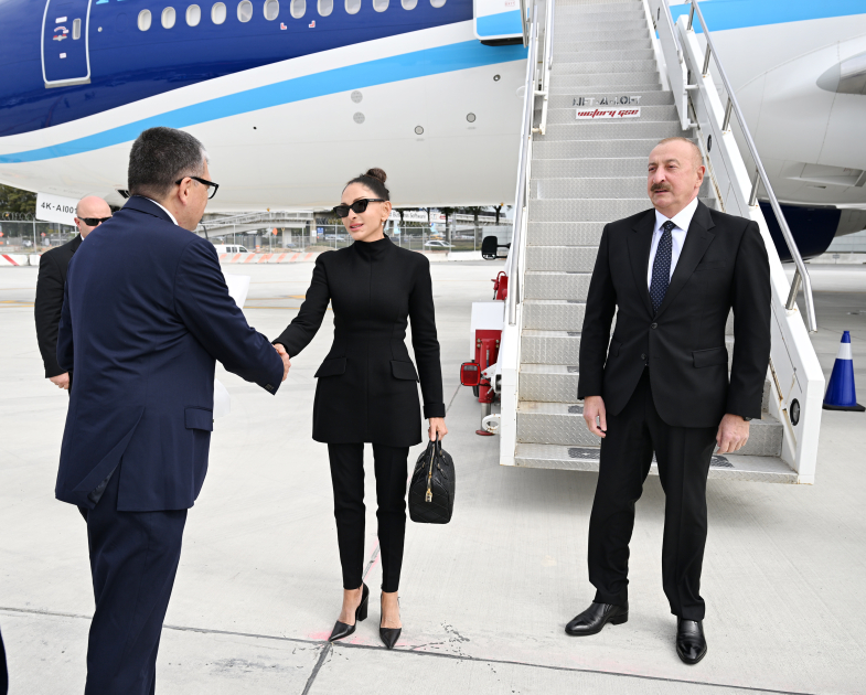 Президент Ильхам Алиев прибыл в Нью-Йорк для участия в 80-й сессии Генеральной Ассамблеи ООН (ФОТО/ВИДЕО)