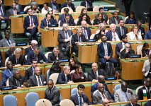 Президент Ильхам Алиев и Первая леди Мехрибан Алиева прибыли в штаб-квартиру ООН (ФОТО/ВИДЕО)