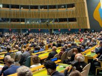 Президент Ильхам Алиев и Первая леди Мехрибан Алиева прибыли в штаб-квартиру ООН (ФОТО/ВИДЕО)