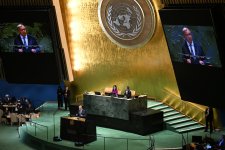 Президент Ильхам Алиев и Первая леди Мехрибан Алиева прибыли в штаб-квартиру ООН (ФОТО/ВИДЕО)