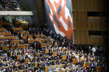 Президент Ильхам Алиев и Первая леди Мехрибан Алиева прибыли в штаб-квартиру ООН (ФОТО/ВИДЕО)