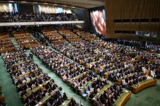 Президент Ильхам Алиев и Первая леди Мехрибан Алиева прибыли в штаб-квартиру ООН (ФОТО/ВИДЕО)