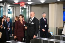 Президент Ильхам Алиев и Первая леди Мехрибан Алиева прибыли в штаб-квартиру ООН (ФОТО/ВИДЕО)